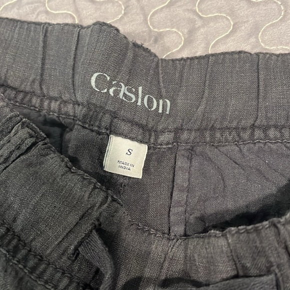 Caslon black linen shorts - Picture 2 of 2